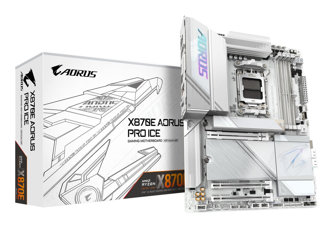 Gigabyte X870E AORUS MASTER - vue 6