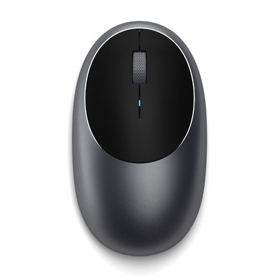 Souris d'Ordinateur Sans Fil M1 Ambidextre Bluetooth 4.0 Moderne et Ergonomique Gris - Neuf