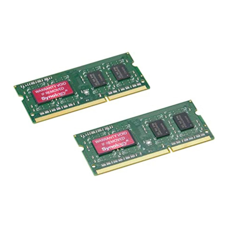 Synology DDR3L kit 8 Go: 2 x 4 Go SO DIMM 204 broches 1600 MHz / PC3L 12800 1.35 V mémoire sans tampon non ECC pour Disk Station DS1517+ DS1817+ - vue 4
