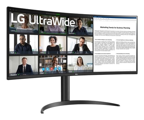 LG 34WR55QK-B Monitor PC Quad HD a schermo piatto ampio 86,4 cm (34'') Nero