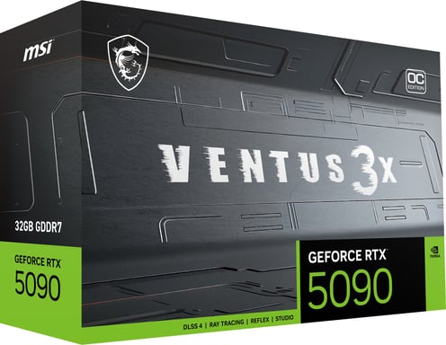 MSI VENTUS GEFORCE RTX 5090 32G 3X OC tarjeta gráfica NVIDIA 32 GB GDDR7