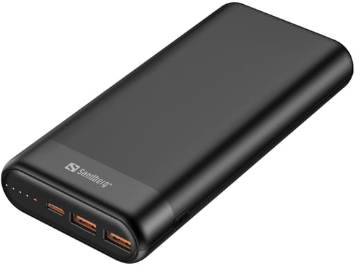 Sandberg 420-62 banque d'alimentation électrique Lithium-Ion (Li-Ion) 20000 mAh Noir