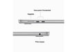 MacBook Air M2 (2023) 15.3', 3.5 GHz 512 Go 8 Go  Apple GPU 10, Argent - AZERTY