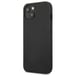 Custodia AMG per iPhone 13 mini 5,4'' Pelle nera stampata a caldo