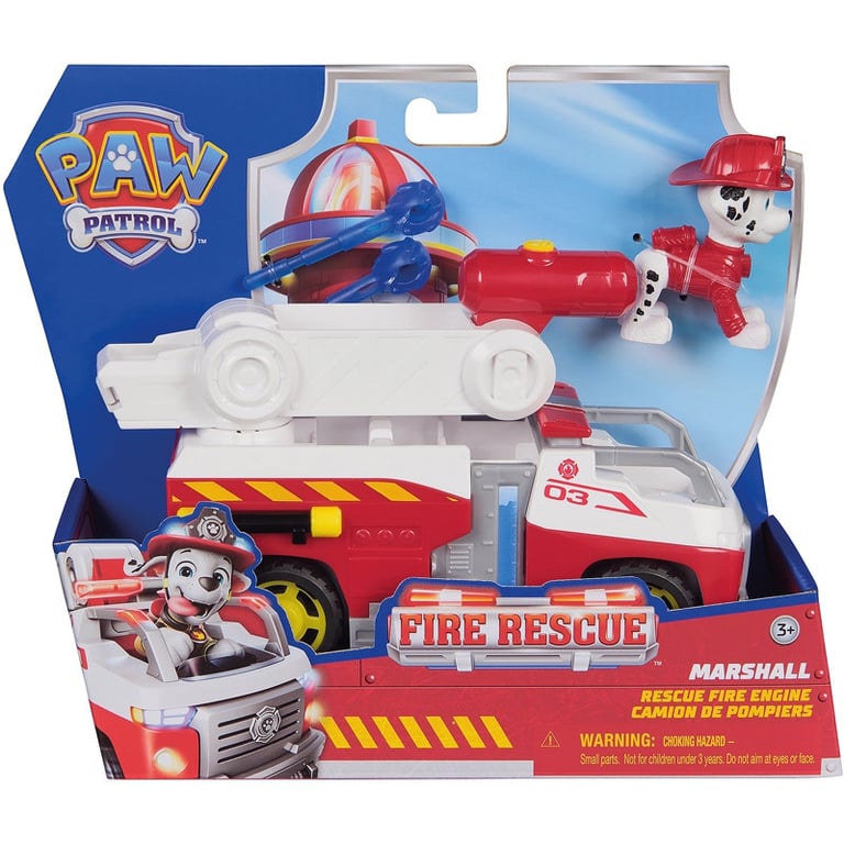 LA PAT' PATROUILLE VÉHICULE + FIGURINE FIRE RESCUE La Pat' Patrouille assort - vue 5