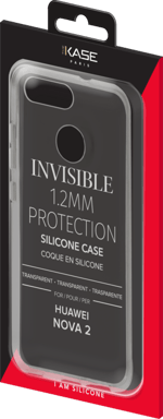 Funda Invisible Delgada para Huawei Nova 1,2mm, Transparente