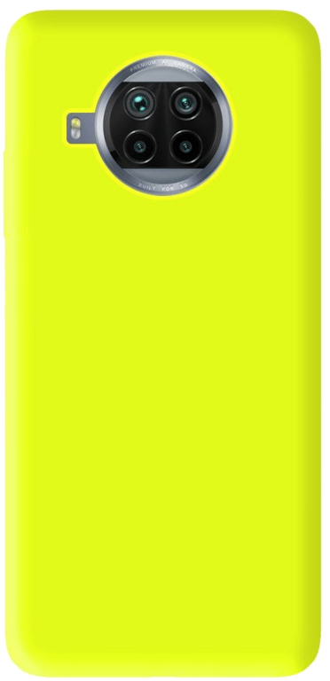 Coque silicone unie compatible Mat Jaune Xiaomi Mi 10T Lite