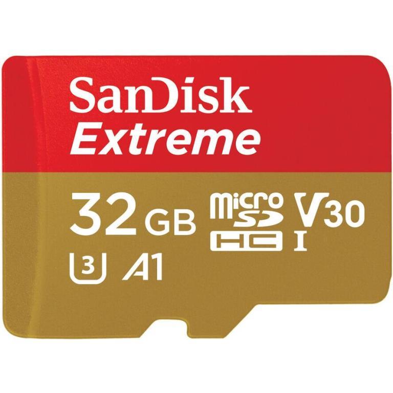 Carte mémoire microsd Sandisk Extrême + adapateur - vue 1