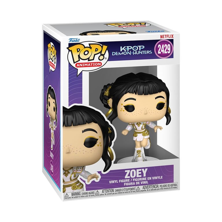 Figurine Funko Pop Animation KPop Demon Hunters S2 Zoey - vue 3