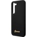Étui Guess en silicone Vintage Gold Logo pour Samsung S23