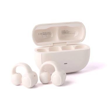 ROLINE Auriculares Inalámbricos Bluetooth 6.0 Open Ear 60H IPX4 Blanco