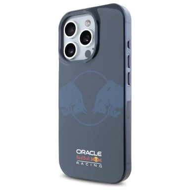 Custodia Red Bull per iPhone 15 Pro 6,1'' Custodia rigida blu navy IML Two Bulls MagSafe
