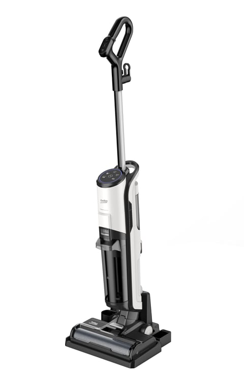 BEKO VCW70340W Aspirateur Balai Laveur 3 en 1 Option vapeur Vapeur 2 réservoirs Ecran LED et - vue 2