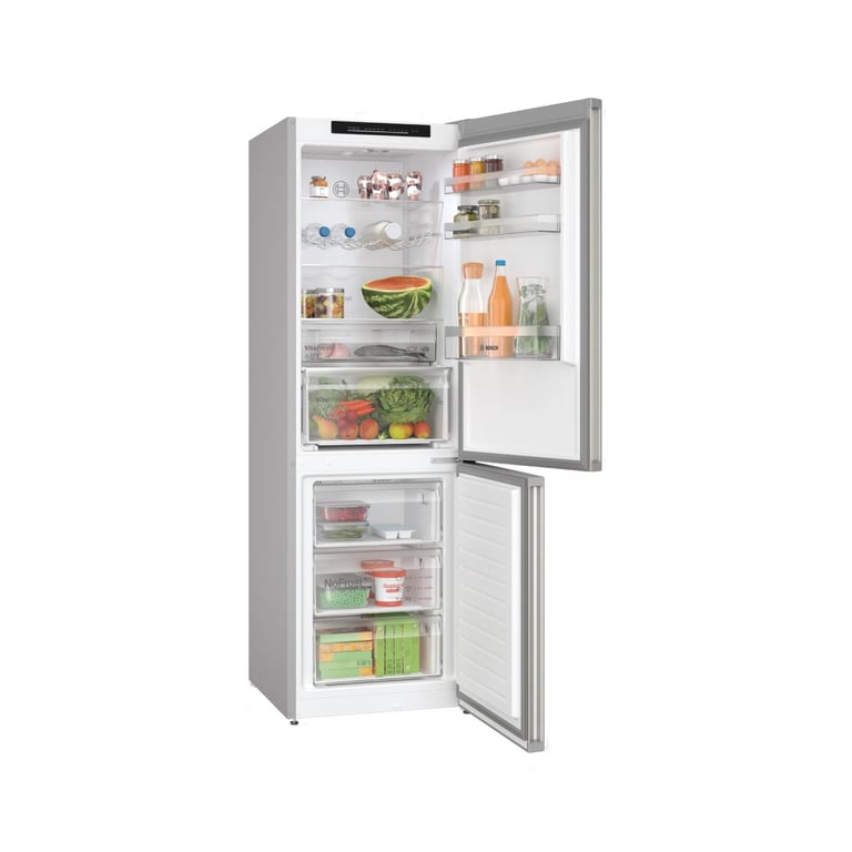 Bosch Réfrigérateur Combiné Série 4 321L Gris - KGN362ICF - vue 4