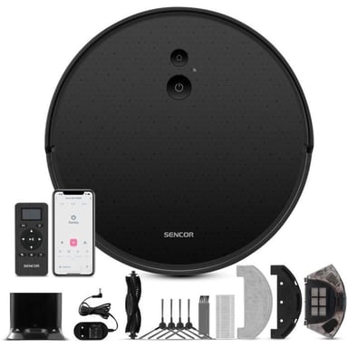 Robot Aspirador Fregador - SRV 6450BK - 3000 Pa - 140 min - 60 dB - Negro