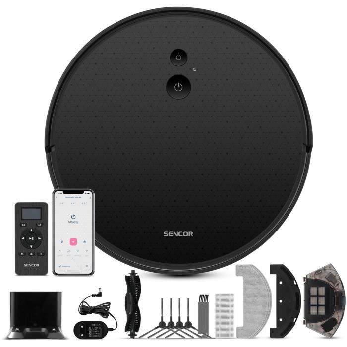 Aspirateur Robot Laveur SENCOR SRV 6450BK 3000 Pa 140 min 60 dB - vue 2
