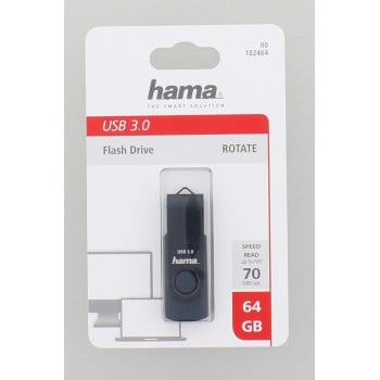 Hama Rotate Unità flash USB 64 GB USB Type-A Blu