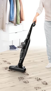 Bosch Serie 2 BBHF220 aspiradora de mano Negro Sin bolsa