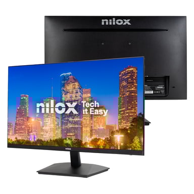 Nilox MONITOR 23.8'' NXM24FHD11 LED FHD 75HZ 16:9 5MS HDMI/VGA pantalla para PC 61 cm (24'') 1920 x 1080 Pixeles Full HD Negro