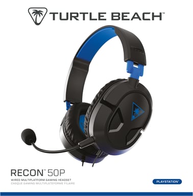 Turtle Beach Recon 50P Auriculares con cable Diadema Play Negro, Azul