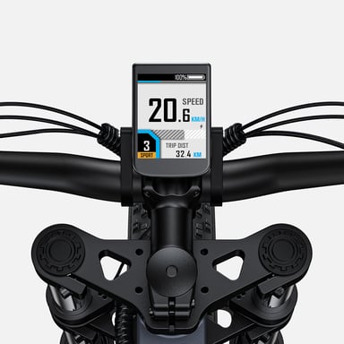 ENGWE X26 48V 29Ah Doppia batteria 1000W Bici elettrica pieghevole fuoristrada-Nero