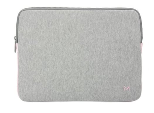 Funda para portátil compatible con MacBook Air/Pro de 13,3'', gris/rosa, espuma con memoria para portátiles de 12,5-14'', funda protectora para PC/portátil/Ultrabook de hasta 14