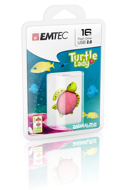 EMTEC Animalitos Range M335 Lady Turtle Clé USB USB 2.0 - vue 2
