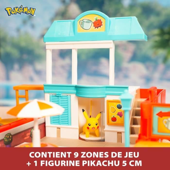 Sac à dos BANDAI Pokémon du dresseur Thème Plage ’ouvre et devient une super arène - vue 2
