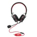 Snakebyte Head:Set S Auriculares Alámbrico Diadema Juego Negro, Rojo
