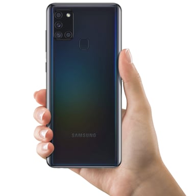 Samsung Galaxy A21s Copertura della batteria originale Samsung Pannello posteriore nero