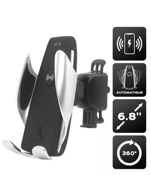 Supporto Auto Telefono fino a 6,9'' QI 15W