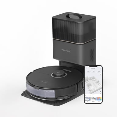 Roborock S8+ robot aspirateur 2,85 L Combiné Noir