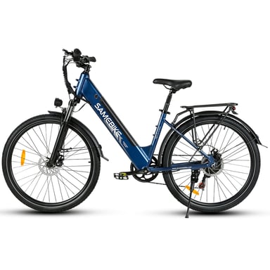 Bicicletta Elettrica SAMEBIKE RS-A01 Pro - Motore 350W Batteria 36V15AH Autonomia 40KM Freni a Disco Meccanici - Blu