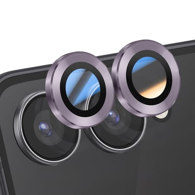 Enkay Protection d'Objectif Caméra pour Galaxy Z Flip 7 Double lentille Violet clair