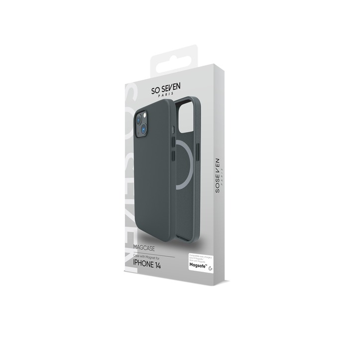 Coque pour iPhone 14 en cuir - vue 3
