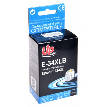Cartouche encre UPrint compatible EPSON 34XL noire - Neuf