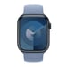 Bracelet Boucle unique en Silicone pour Apple Watch | 38/40/41/42 mm - Taille 2 - Winter Blue