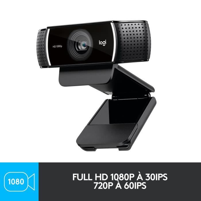 LOGITECH - Webcam Stream Full HD C922 Pro - Negra