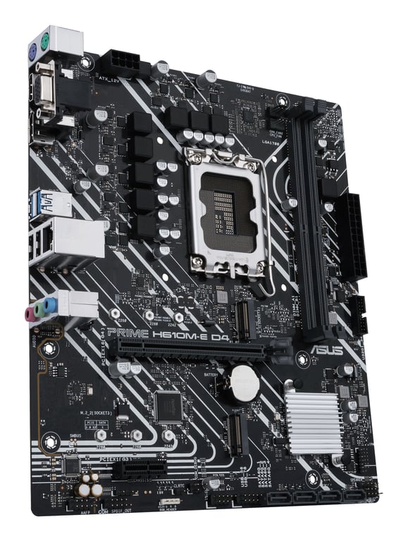 ASUS PRIME H610M E D4 Intel H610 LGA 1700 micro ATX Neuf - vue 2