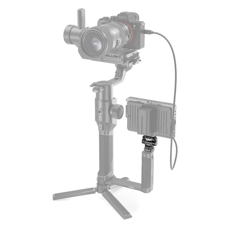 SMALLRIG 2905 Swivel and Tilt Adjustable Monitor Mount w Cold Shoe - vue 3
