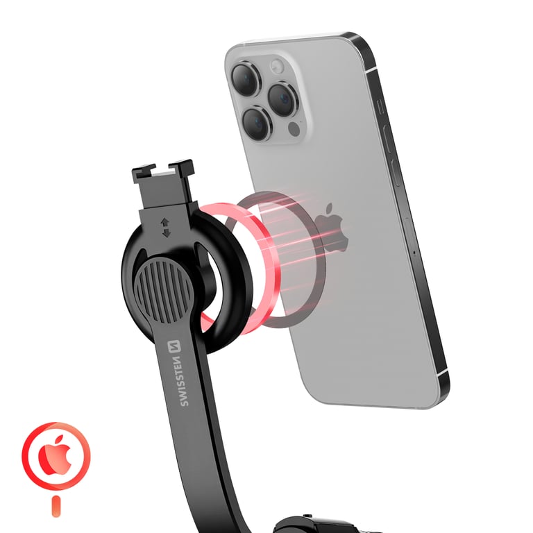 Perche à Selfie MagSafe 2 en 1 pour iPhone avec Trépied et Télécommande / Neuf - vue 2
