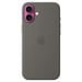 Apple Coque en silicone avec MagSafe pour iPhone 16 Plus - Gris minéral Apple (brand) iPhone 16 Plus
