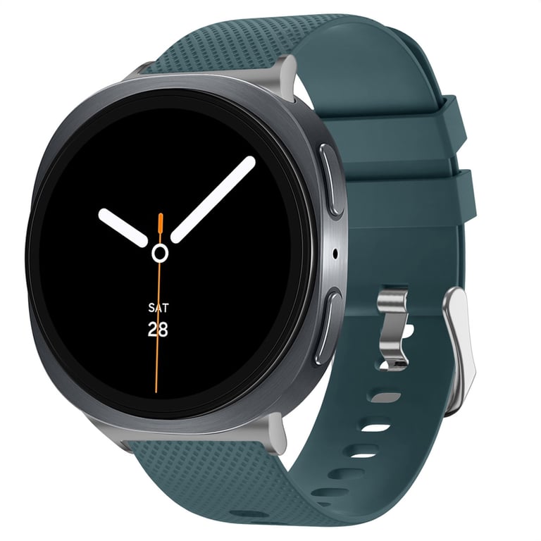 Bracelet Samsung Galaxy Watch 8 46mm Silicone flexible - vue 9