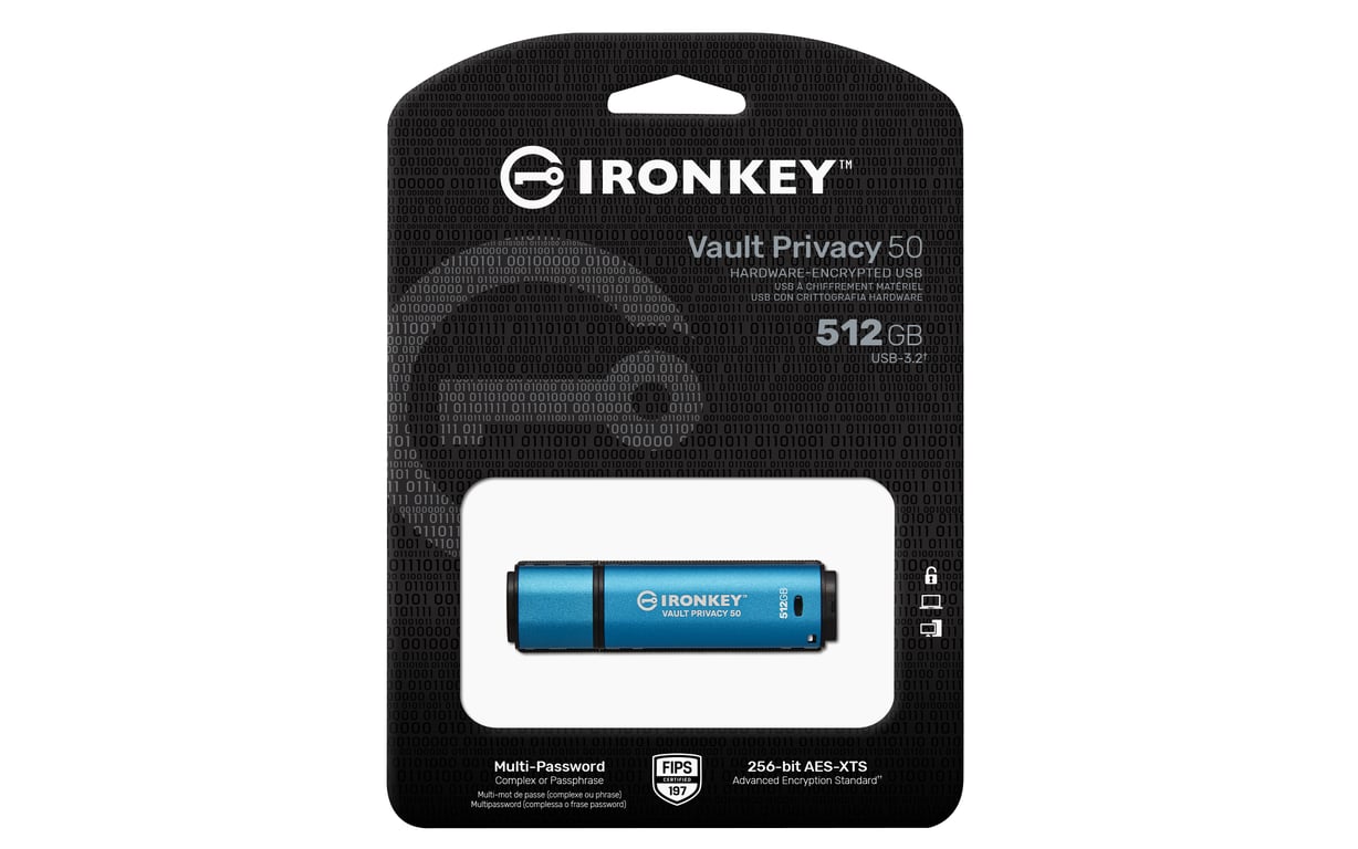Kingston IronKey Vault Privacy 50 - vue 9
