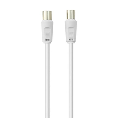 Cable coaxial Belkin RCA M/F 5m Blanco