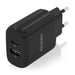 Chargeur Aisens 25W - 1xUSB-C PD3.0 - 1xUSB-A QC3.0 - Couleur Noir