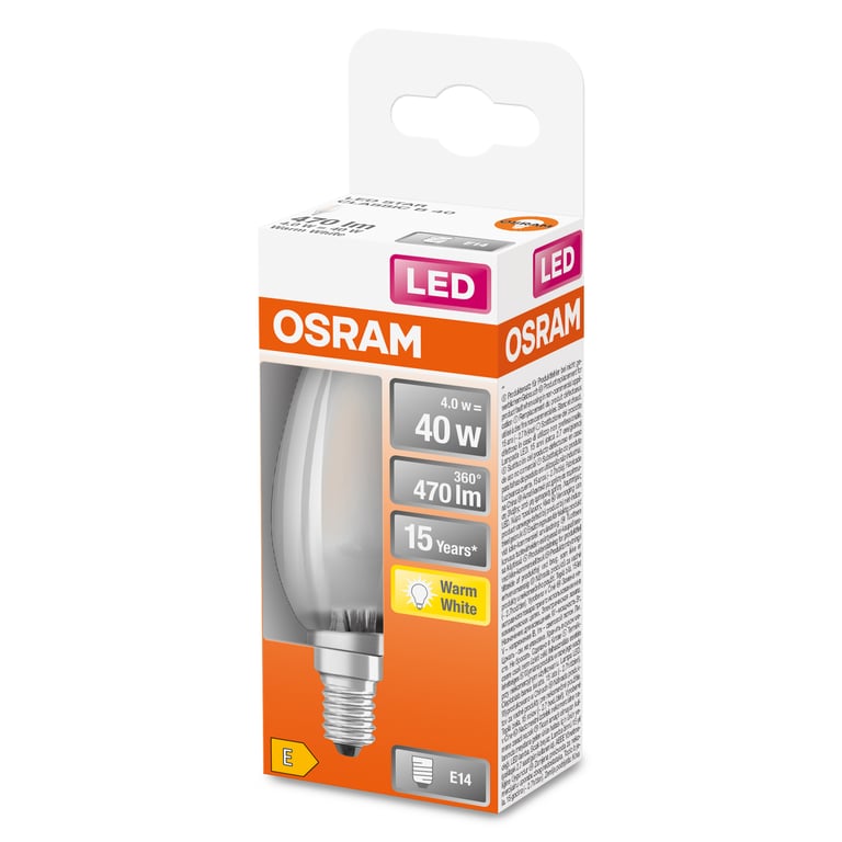 Osram STAR ampoule LED Blanc chaud 2700 K 4 W E14 E - Neuf