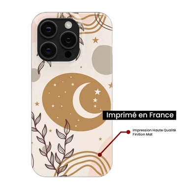 Coque en silicone - Compatible pour Apple iPhone 17 Pro Max - design lunaison