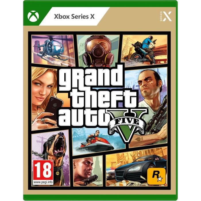 GTA V Jeu Xbox Series X - Rockstar Games