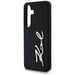 Étui Karl Lagerfeld Silicone Metal Signature pour Samsung Galaxy S25, noir